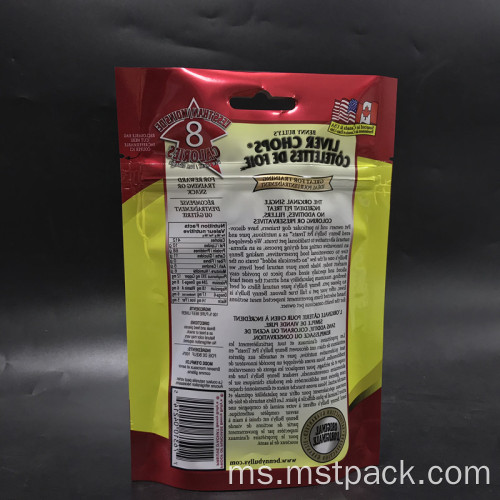 De-metailzed pouch untuk makanan anjing